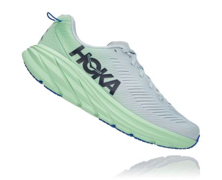 Hoka One One Rincon 3 - Tenis Corrida Largos Homem Verdes Cinzentas | PT-h9HOdbd